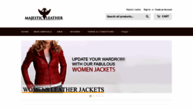 What Majesticleather.co.uk website looked like in 2019 (4 years ago)
