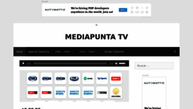 What Mediapunta.net website looked like in 2019 (4 years ago)