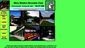 What Merrymeadows.com website looked like in 2019 (4 years ago)