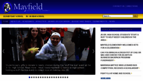 What Mayfieldk12.com website looked like in 2019 (4 years ago)