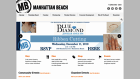 What Manhattanbeachchamber.com website looked like in 2019 (4 years ago)