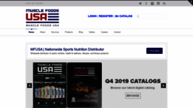 What Musclefoodsusa.com website looked like in 2019 (4 years ago)