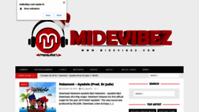 What Midevibez.com website looked like in 2019 (4 years ago)