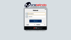 What Mail.moratelindo.co.id website looked like in 2019 (4 years ago)