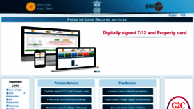 What Mahabhumi.gov.in website looked like in 2019 (4 years ago)
