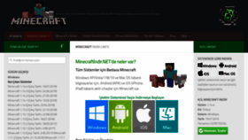 What Minecraftindir.net website looked like in 2019 (4 years ago)