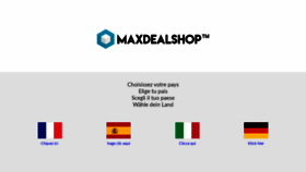 What Maxdealshop.com website looked like in 2019 (4 years ago)