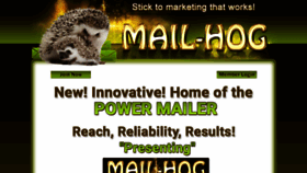 What Mail-hog.com website looked like in 2019 (4 years ago)