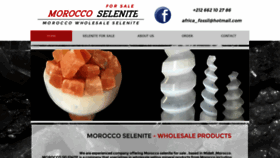 What Moroccoselenite.com website looked like in 2019 (4 years ago)