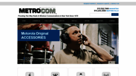 What Metrocomradio.com website looked like in 2019 (4 years ago)