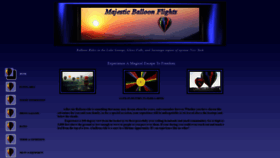 What Majesticballoonflights.com website looked like in 2019 (4 years ago)