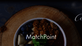 What Matchpointcafe.nyc website looked like in 2019 (4 years ago)
