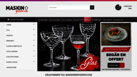 What Maskingrossen.com website looked like in 2019 (4 years ago)