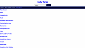 What Mallutunes.com website looked like in 2019 (4 years ago)