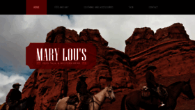 What Marylousfeedtackandwesternwear.com website looked like in 2019 (4 years ago)