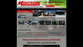 What Montrosetrailers.com website looked like in 2019 (4 years ago)