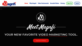 What Magnfi.com website looked like in 2019 (4 years ago)