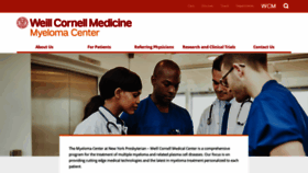 What Myelomacenter.org website looked like in 2019 (4 years ago)