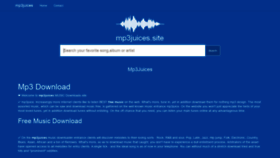What Mp3juices.site website looked like in 2019 (4 years ago)