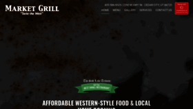 What Marketgrillcedarcity.com website looked like in 2019 (4 years ago)