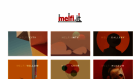 What Melfi.it website looked like in 2019 (4 years ago)