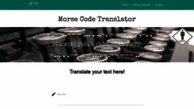 What Morsecodeninja.com website looked like in 2019 (4 years ago)