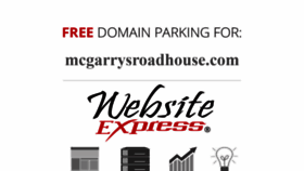 What Mcgarrysroadhouse.com website looked like in 2019 (4 years ago)