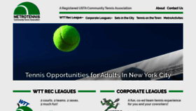 What Metrotennis.com website looked like in 2019 (4 years ago)