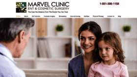 What Marvelclinic.com website looked like in 2019 (4 years ago)