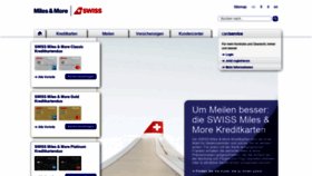 What Miles-and-more-cards.ch website looked like in 2019 (4 years ago)