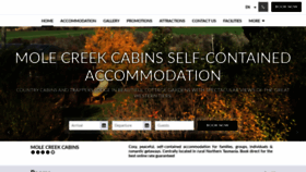 What Molecreekcabins.com.au website looked like in 2019 (4 years ago)