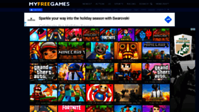 What Myfreegames.net website looked like in 2019 (4 years ago)