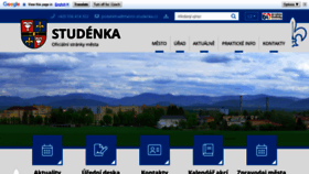 What Mesto-studenka.cz website looked like in 2019 (6 years ago)