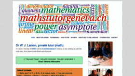 What Mathstutorgeneva.ch website looked like in 2019 (4 years ago)