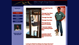 What Milehighdogdoors.com website looked like in 2019 (4 years ago)