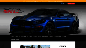 What Mustangclubofohio.org website looked like in 2019 (4 years ago)