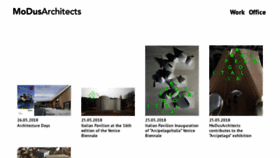 What Modusarchitects.com website looked like in 2019 (5 years ago)