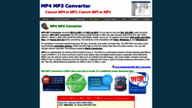 What Mp4-mp3.net website looked like in 2019 (6 years ago)
