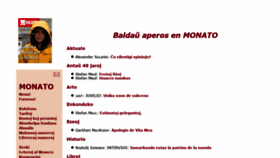 What Monato.be website looked like in 2019 (4 years ago)