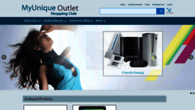 What Myuniqueoutlet.com website looked like in 2019 (4 years ago)