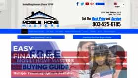 What Mobilehomemasters.com website looked like in 2019 (4 years ago)