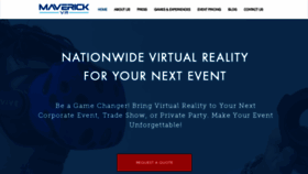 What Maverickvr.com website looked like in 2019 (4 years ago)