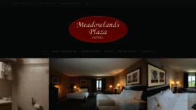 What Meadowlandsplazahotel.com website looked like in 2019 (4 years ago)
