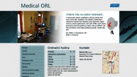 What Medicalorl.cz website looked like in 2019 (4 years ago)