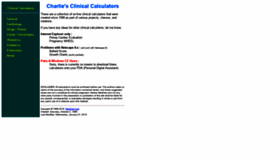 What Medcalc.com website looked like in 2019 (4 years ago)