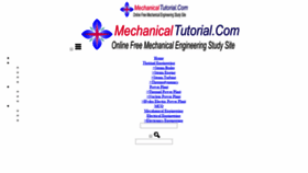 What Mechanicaltutorial.com website looked like in 2019 (4 years ago)