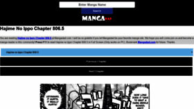 What Mangadad.com website looked like in 2019 (4 years ago)