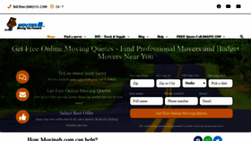 What Movingb.com website looked like in 2019 (4 years ago)