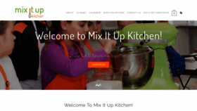 What Mixitupkitchen.com website looked like in 2019 (4 years ago)
