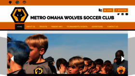 What Metrowolvessoccer.com website looked like in 2019 (4 years ago)